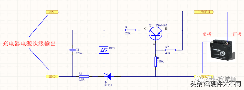 充電器不接入電池就不輸出電壓，是怎樣實現(xiàn)的?