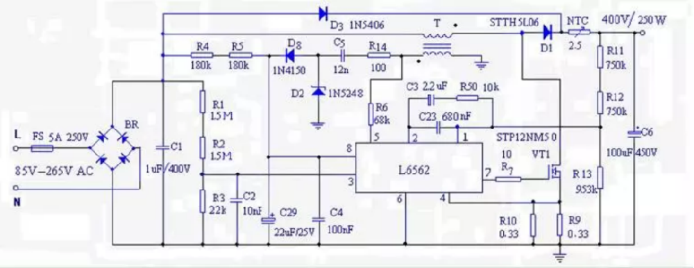 感嘆設(shè)計(jì)之巧妙，升壓PFC-L6562電感加隔離繞組作Vcc供電的妙用定性分析!