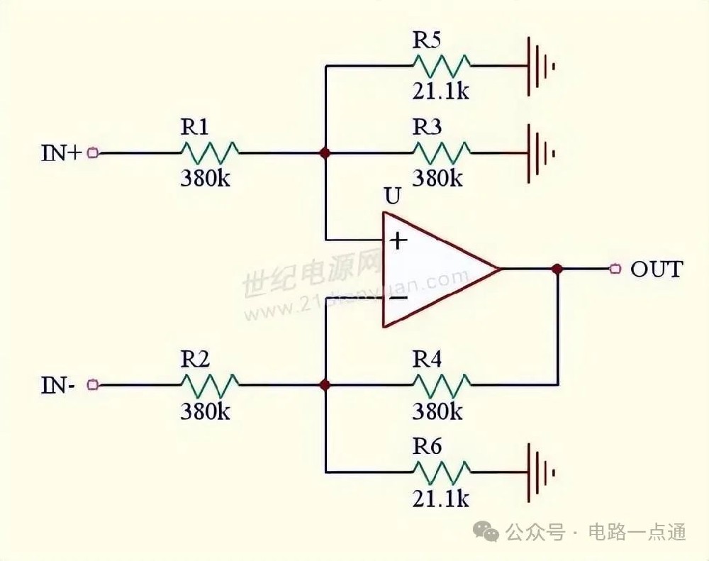 高端電流檢測，這種電路設(shè)計的很巧妙