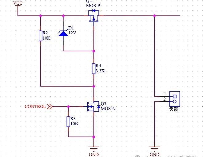PMOS做電源防倒灌、防電源反接、固態(tài)開關(guān)電路