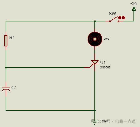 負(fù)載24V 延時通電電路設(shè)計(jì)，加一個BJT搞定